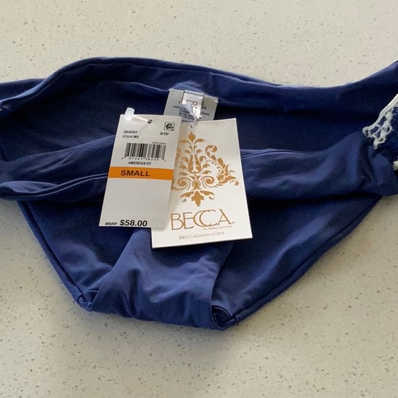 BECCA 2pc Bikini DELILAH Halter Top & Bottom. NWT - Picture 10 of 11